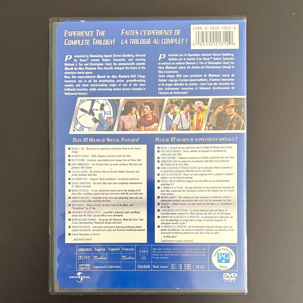 Back To The Future Complete Trilogy DVD Box Set - Picture 3 of 5